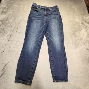 Lucky Brand Jeans Womens 6 28 Mid Rise Crop Ava Skinny Medium Wash Denim